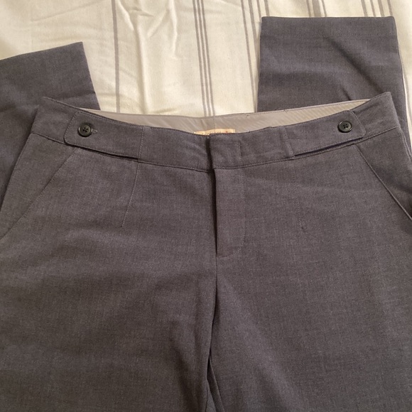 Charcoal Grey Slim Dress Pant - Picture 2 of 8
